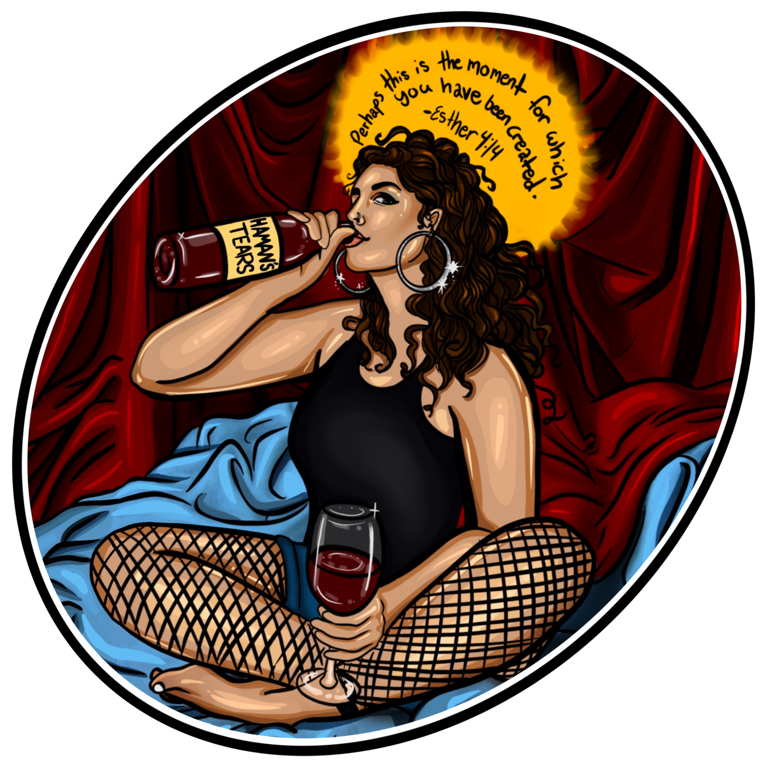 Queen Esther Sticker