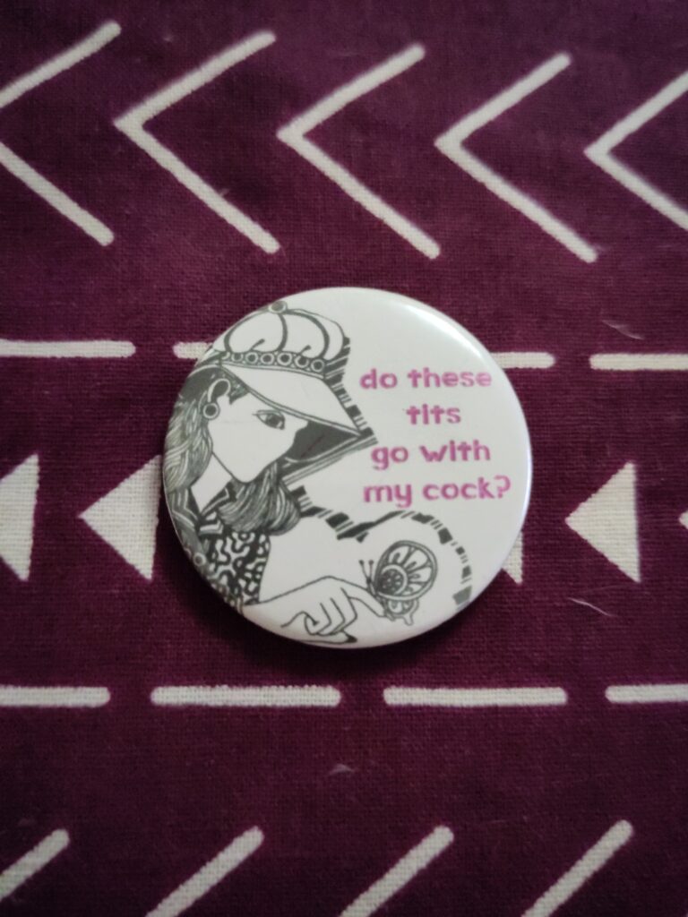 "Do These Tits Go With My Cock?" Pin